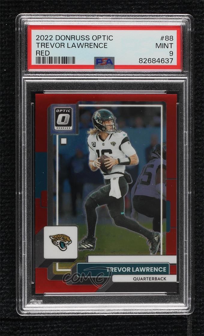 2022 Panini Donruss Optic Red Prizm 51/99 Trevor Lawrence #88 PSA 9 MINT 1m9v