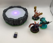 Skylanders Portal of Power W/ Dongle 1588 for PlayStation 3 W/ 3 Figures