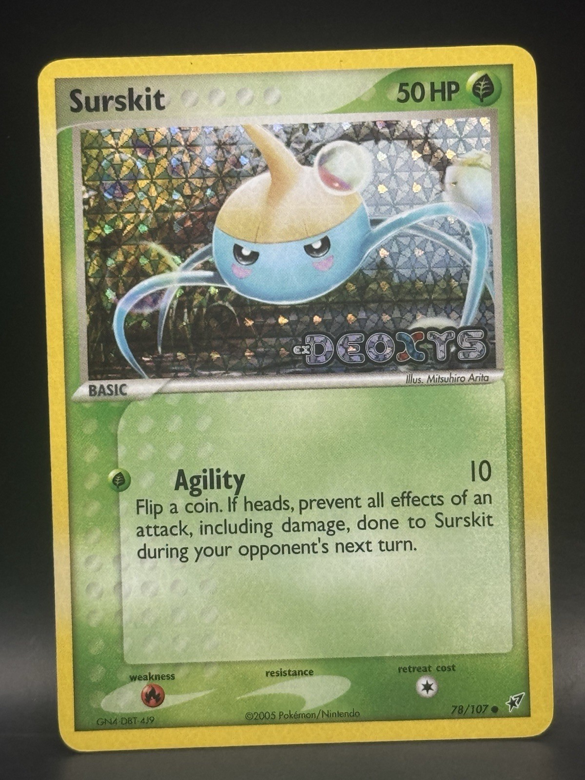 Surskit 78/107 EX Deoxys Reverse Holo