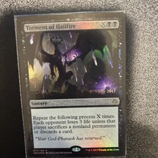 FOIL MTG Torment of Hailfire *Pre-release LP Hour of Devastation Magic