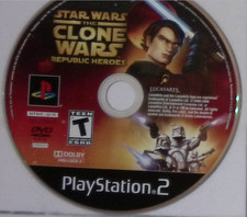 Star Wars Clone Wars: Republic Heroes Sony PlayStation 2 Disc only
