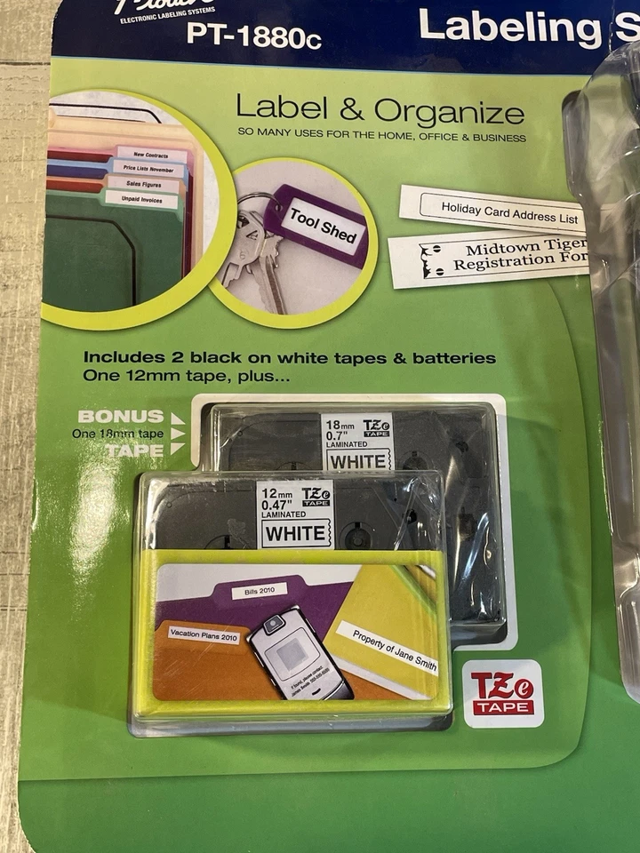 Brother P-touch Labeling System PT-1880c  Home Office New Sealed Packaging Read - Image 3 of 4