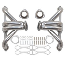 For Chevy Sbc V8 265 283 305 327 350 400 55- Up Shorty Hugger Headers Stainless For Chevy Sbc V8 265 283 305 327 350 400 55- Up Shorty Hugger Headers Stainless