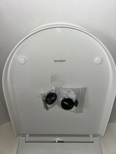 Duravit 0060590000 Plastic Toilet Seat White Includes Fittings Bathroom