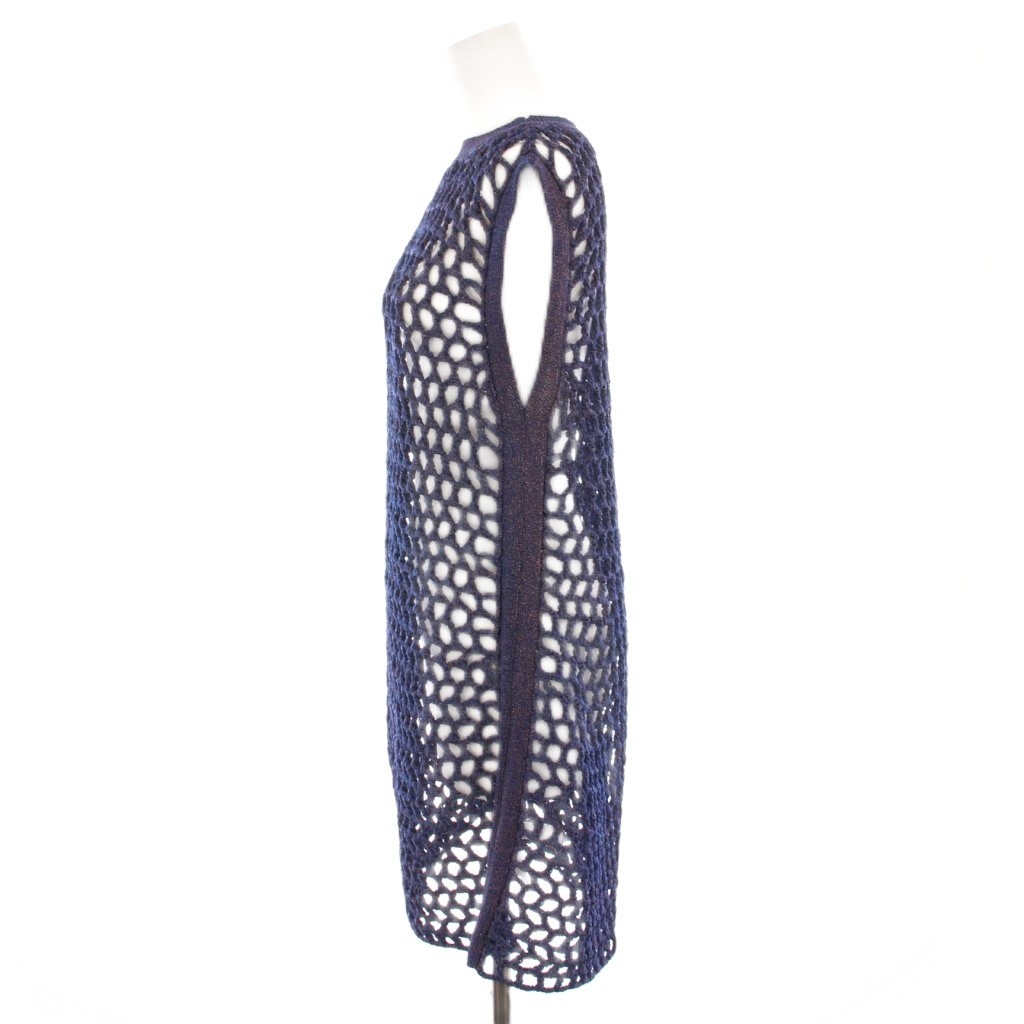 Ameri VINTAGE 23SS 2WAY Hand Braid Knit Sleeveles… - image 3