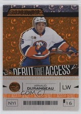 2023 Credentials Debut Ticket Access Orange 200/249 Arnaud Durandeau #126 1kx2