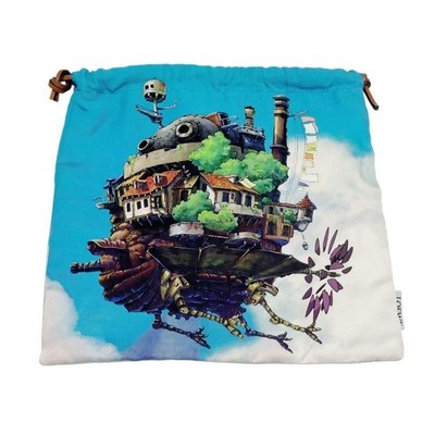 LOEWE Studio Ghibli Howl's Moving Castle Drawstring Pouch Blue Multicolor