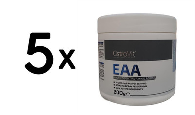 5 x OstroVit EAA, Natural - 200g (32,99 EUR/kg)