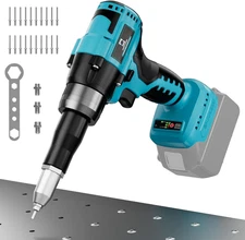 Rivet Gun for Makita 18V Battery,Cordless Riveters Tool,Brushless Pop Rivet with