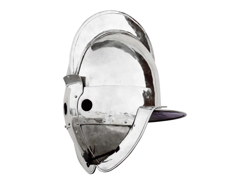 Halloween Gladiator Helmet Secutor Helmet Larp SCA combat Renactment - Image 2 of 3