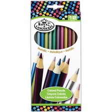 Royal  Langnickel R Colored Pencils 12/Pkg-Metallics