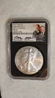 2021 TY2 NGC MS70 ED MOY & DAVID RYDER EAGLE DOLLAR FIRST PRODUCTION $1 COIN!