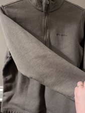 Columbia Men's Brown Hart Mountain II Quarter Zip Size Large Pullover Gorpcore