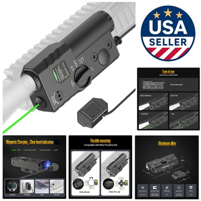 #ad Adjustable Brightness Green Laser Light Combo with Remote Pressure Switch $121.79
