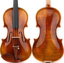 T31+ Master Antique Strad 1716 Copy Violin 4/4 Two PCs European Wood Sweet Sound