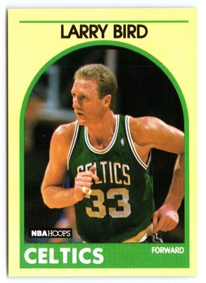 1989-90 NBA Hoops - Sears Superstars Larry Bird #6