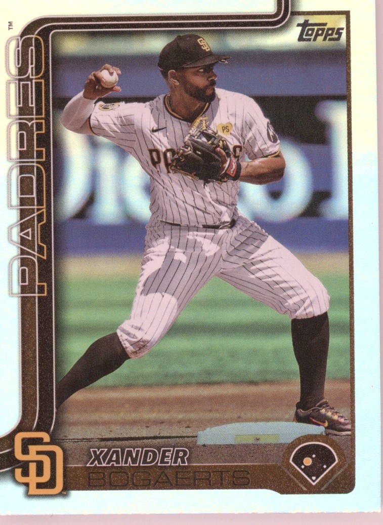 2025 Topps #19 Xander Bogaerts Rainbow Foil