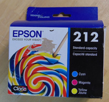 Epson 212 Claria Ink Color Combo Pack T212520 Works WF-2830 Exp date 03/2023