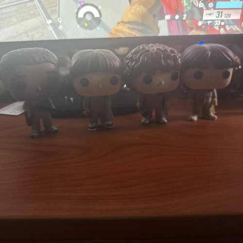 Stranger Things Lot Of 4 Ghostbusters Set Mike, Will, Lucas, And Dustin