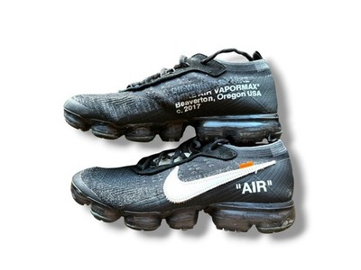 Off-White x Nike Air VaporMax | ''The Ten'' | AA3831-001 | Schwarz | Größe US10 EUR44