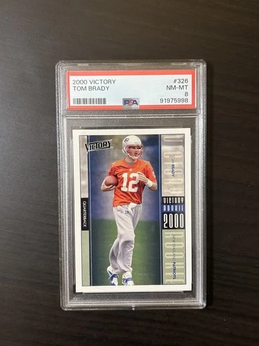 Tom Brady 2000 Upper Deck Victory Rookie #326 PSA 8 RC NM-MT NE Patriots MVP