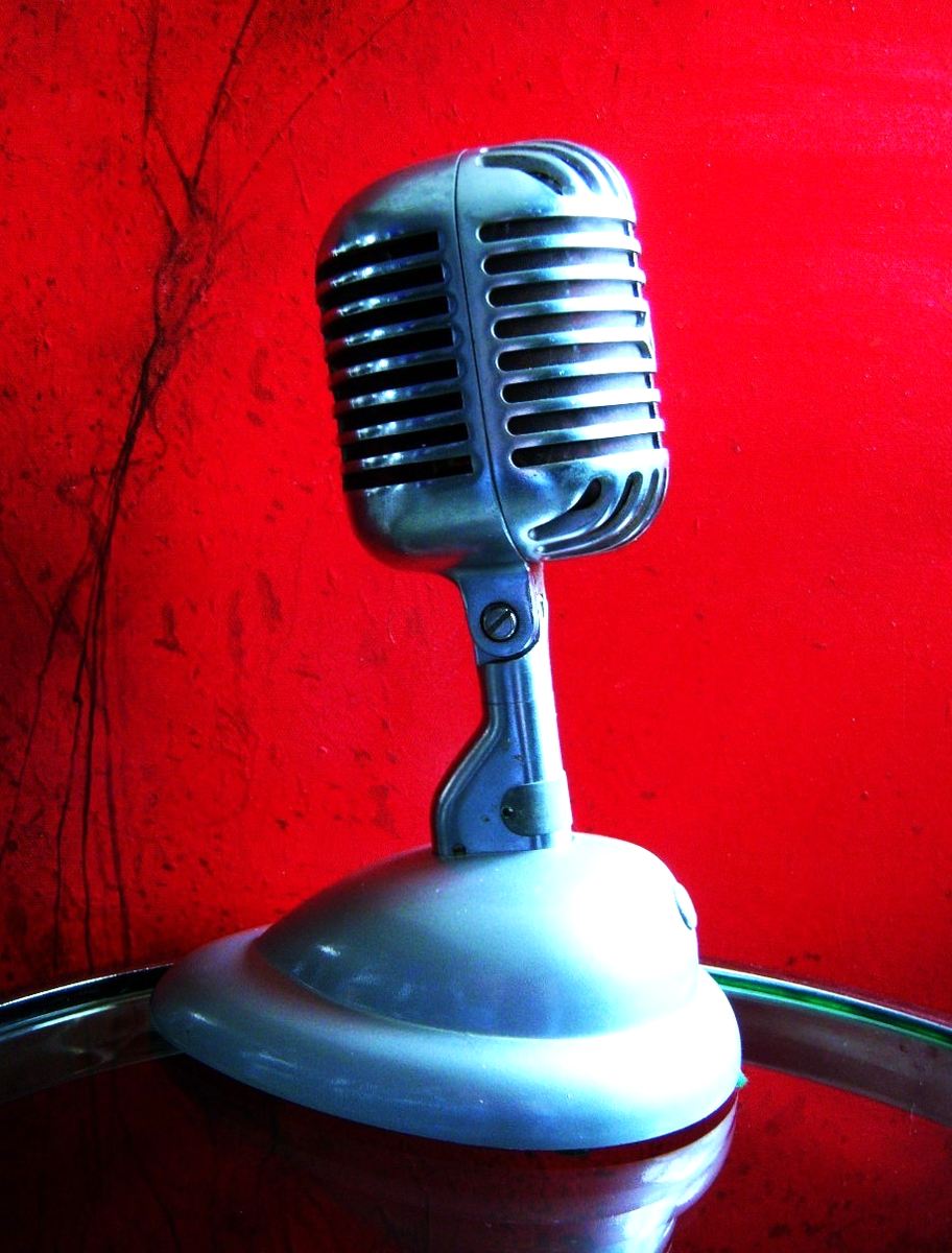 Vintage 1940's Shure Brothers 55 Fatboy microphone Elvis deco w S