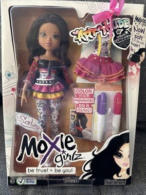 NIB Moxie Girlz Sophina Art-titude Artitude Fashion Design Doll MGA Be True