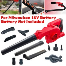 Cordless Dust Leaf Blower & Vacuum with Accessories for Milwaukee 18V Battery