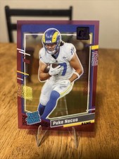 2023 Panini Clearly Donruss - Rated Rookie Puka Nacua #96 Purple /199 (RC)