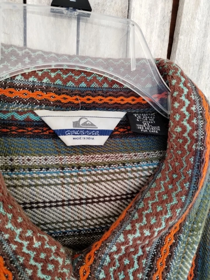 Chaqueta Camisa Pesada Quicksilver Surfer Vintage Muy Rara Años 80/90 - XL Foto 3 de 4