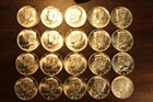 1964 P Kennedy 90% Silver Half Dollar Roll of 20 Coins Choice To GEM BU