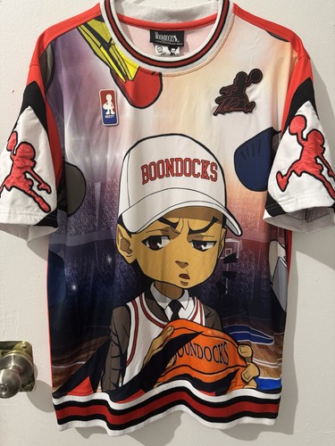 The Boondocks Short Sleeve Jersey Reezy Men’s Medium Hockey Jersey Embroidered - Picture 2 of 10