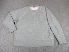 Champion Todd Snyder Sweatshirt Mens XL Gray Pocket Crewneck 100% Cotton Fleece