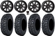 System 3 St-4 Black 14 Wheels 28 Klever Xt Tires Honda Pioneer