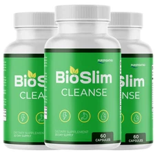 Bio Slim Cleanse Advanced Defense Formula Dietary Supplement - 3 Bottles