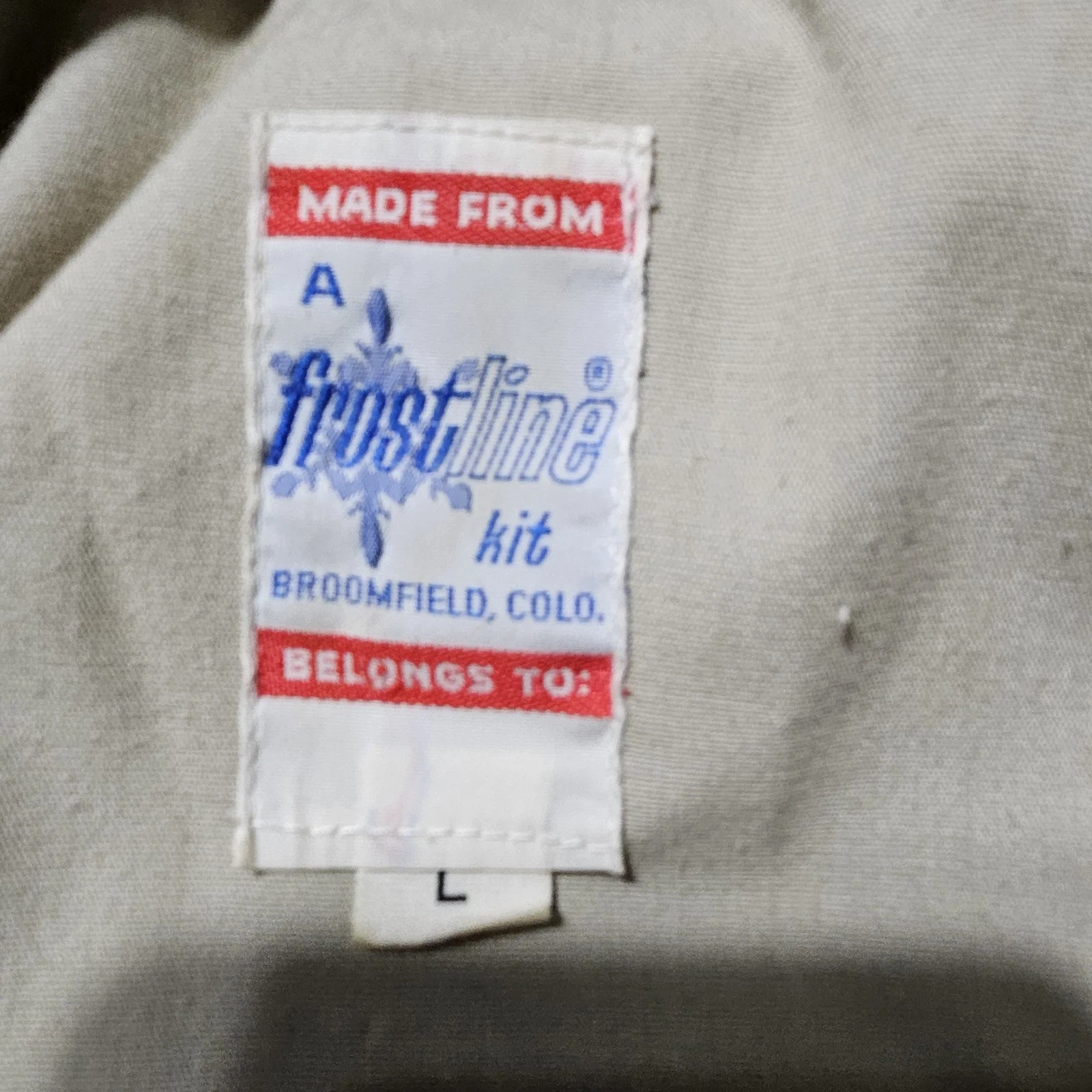 Vtg Frostline Kit Denver, CO Gorpcore Parka Hooded 1970’s Men’s Large *READ* - product detail image 12