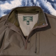 G.H. Bass Co. Men s Green/Gray Colorblock Pullover Mock Neck Sweater L/G