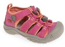 NEW KEEN Newport H2 Girls Toddler Sandals Very Berry Coral Fusion Pink Size 8