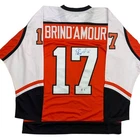 Autographed/Signed Rod Brind'Amour Philadelphia Orange Hockey Jersey Beckett COA