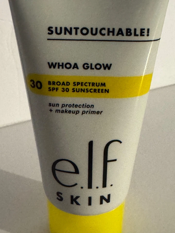 e.l.f. SKIN SUNTOUCHABLE WHOA GLOW SUNSCREEN & PRIMER- SUNBURST exp. 2026 SEALED - Image 2 of 4