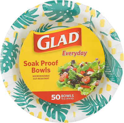 Soak-Proof Palm Leaves Paper Bowls, Heavy-Duty round Disposable Bowls for Soup,