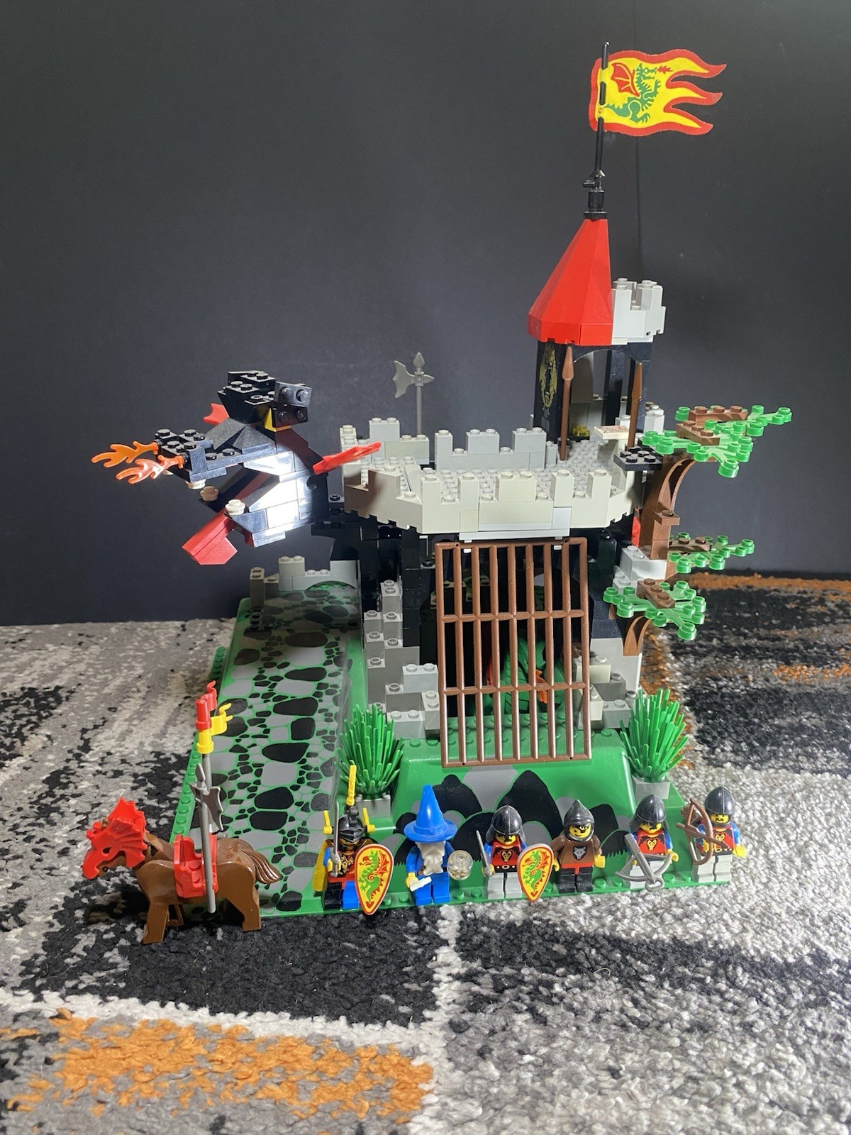 LEGO Castle Fire Breathing Fortress 6082 - 99-100% Complete - No Box/Manual