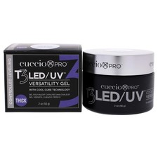 Cuccio Pro T3 LED/UV Cool Cure Versatility Gel - Controlled 2 Ounce, Red