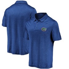 Men's Fanatics Royal Florida Gators Primary Logo Striated Polo