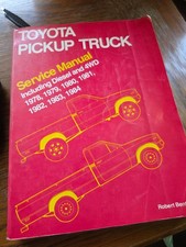 Toyota Pickup Truck Service Manual Including Diesel 1978 Robert Bentley