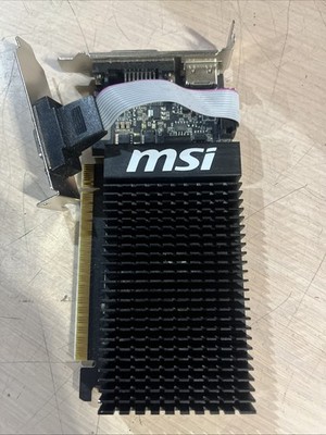 MSI NVIDIA GEFORCE GT 710 1GB DDR3 SILENT GRAPHICS CARD
