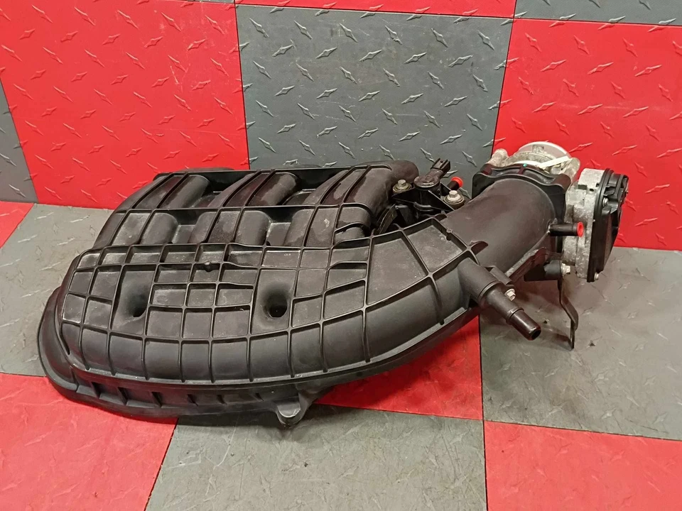 Ford F-150 F150 2011-2014 3,7 colector de admisión de aire superior con cuerpo de acelerador OEM Foto 3 de 4