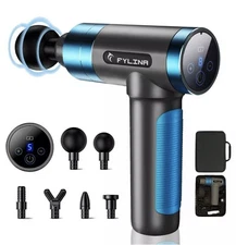 FYLINA Muscle Massage Gun Deep Tissue with Different Speeds, Professional Quiet 