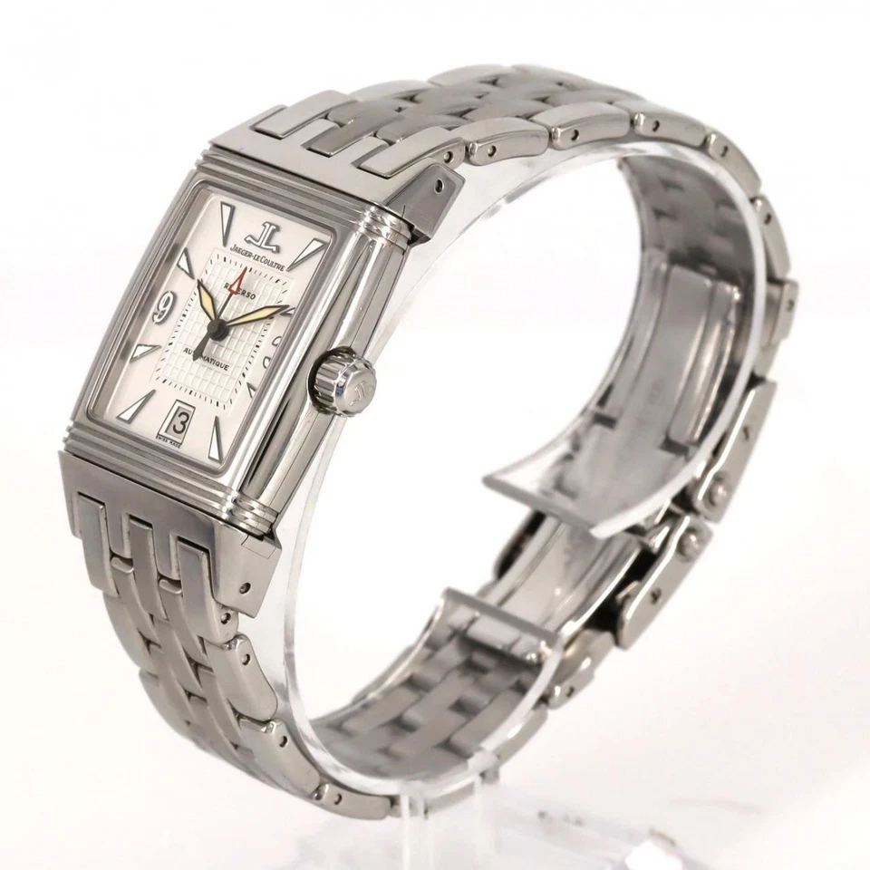 Authentic Jaeger-LeCoultre Reverso Gransport 290.8.60 Q2908101 SS Automatic  ... - Image 2 of 4