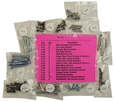 1978-1982 Chevrolet Corvette C3 Interior Screw Set Kit 83 Pieces New
